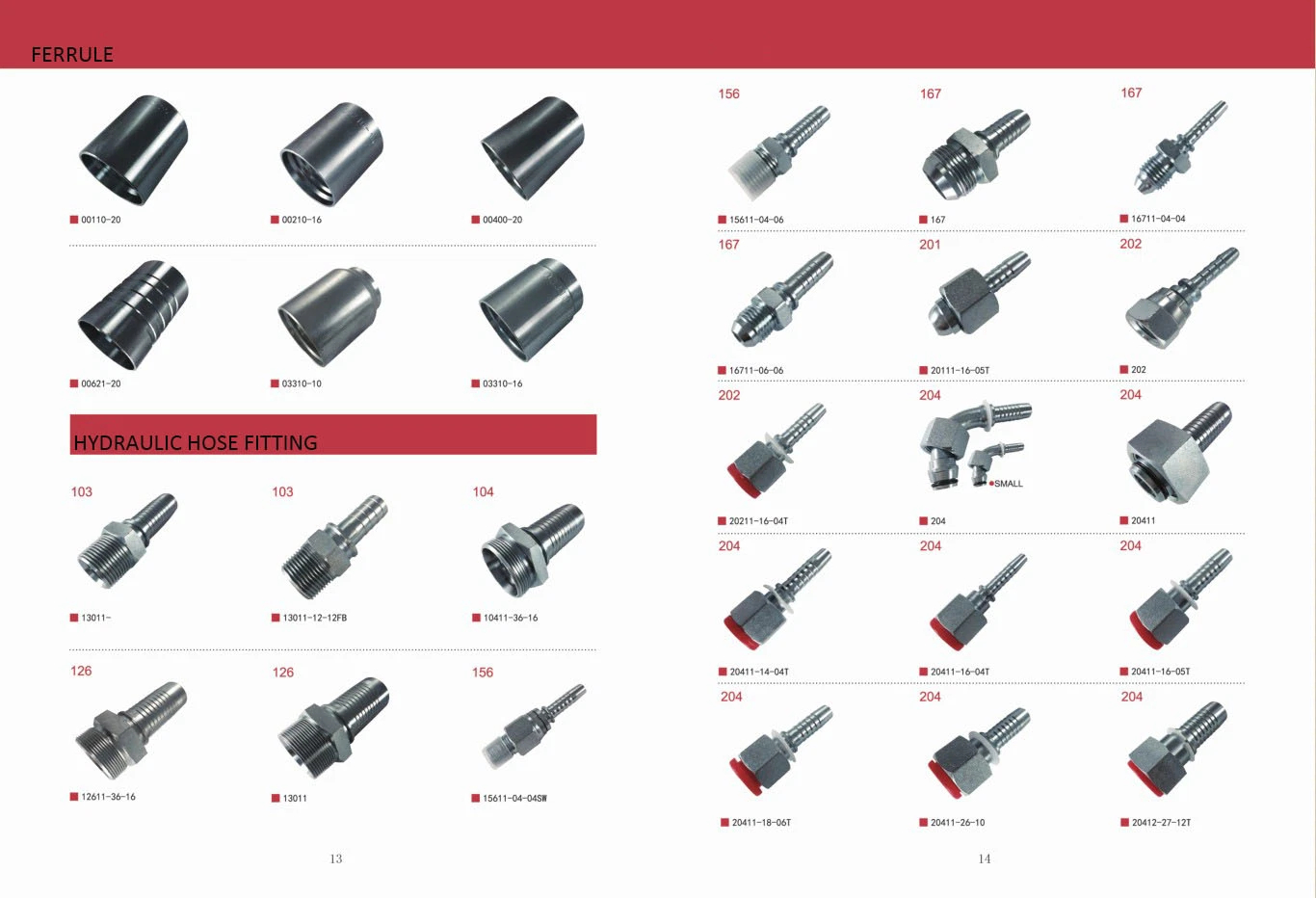 00401 Ferrule For 4SH Hose
